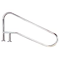 Pasamanos baranda de bajada piscina FX L.1362 mm Acero inoxidable AISI 316 Dos puntos de apoyo con refuerzo interno…